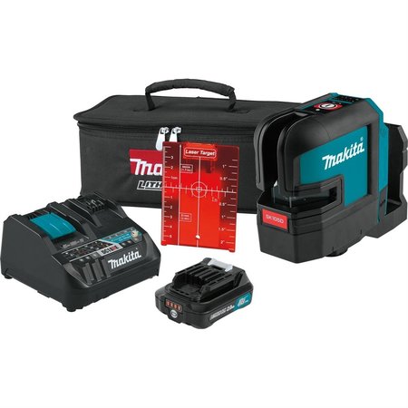 MAKITA 12V CXT Self-Level Cross-Line Red Laser Kit SK105DNAX